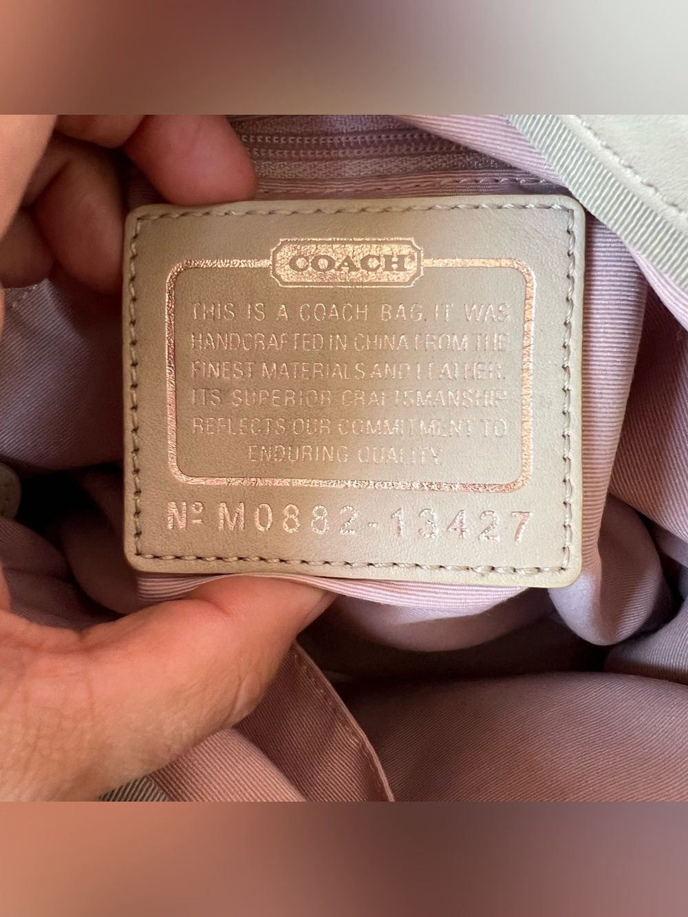 Vintage Coach Op Art Parker Shoulder Bag - Picture 5 of 7